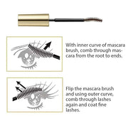 HEROINE MAKE by KISSME Long & Curl Up | Waterproof Mascara Brown, Lengthening & Volume Fiber Tubing Mascara Makeup, WP 02 ...