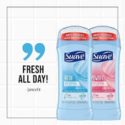 Suave Deodorant Women, Antiperspirant, Powder and Fresh Bundle, 48-Hour Odor & Wetness Protection, with Essential Oils, an...