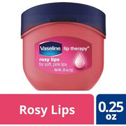 Vaseline Lip Therapy Rosy Lips 6-Pack – Moisturizing Lip Balm for Very Dry Lips in Mini Jars, 0.25 Oz Ea - Product Image