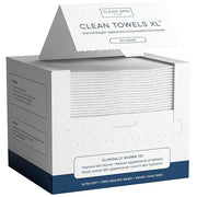 Clean Skin Club Clean Towels XL™, 100% USDA Biobased Face Towel, Disposable Face Towelette, Eczema Association Accepted, M...