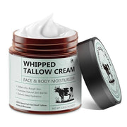 4.2oz Grass Fed Beef Tallow for Women and Girls, Organic Grass Fed and Finished Tallow For Skin - Face & Body(Unscented) -...