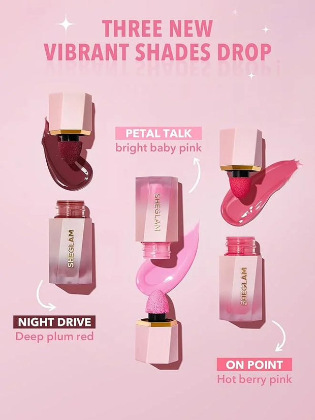 SHEGLAM Color Bloom Liquid Blush Makeup for Cheeks Matte Finish - Night Drive - Product Image