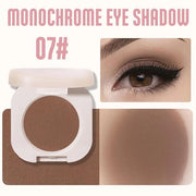 Matte Single Eyeshadow Palette Makeup for Green Blue Eyes, Dark Brown Matte Eyeshadow For Old Women, Holographic Multichro...