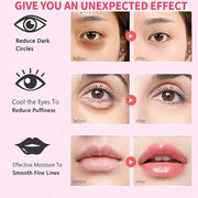 30Pcs Lip Mask Under Eye Masks Patches,Crystal Collagen Hydrating Moisturizing Smoothing Lips Gel Pads for Puffy Eyes Bags...