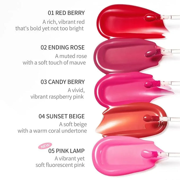 Pudding Glow Korean Lip Tint | Natural Lip Stain | Gloss to Stain | Long-Lasting & Non-Sticky | Lightweight Lip Tint 0.14 ...