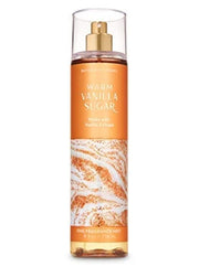 B & Body Works Warm Vanilla Sugar - Full Size Set - Shower Gel, Body Lotion, Fine Fragrance Mist - Product Image