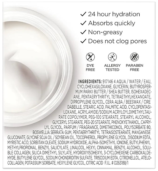 L’Oreal Paris Collagen Daily Face Moisturizer, Reduce Wrinkles, Face Cream 1.7 oz - Product Image