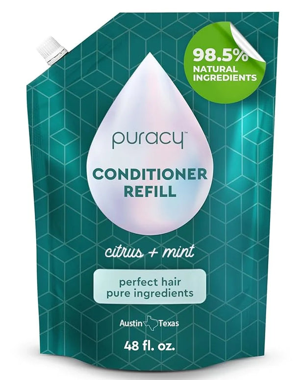 Puracy Conditioner for Fine, Medium, and Color-Treated Hair - Pure Ingredients for Cleaner, Silkier Hair Longer, 98.95% Na...