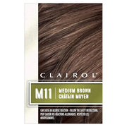 Clairol Natural Instincts Semi-Permanent Hair Dye for Men, M11 Medium Brown Hair Color, Pack of 3 - Product Image