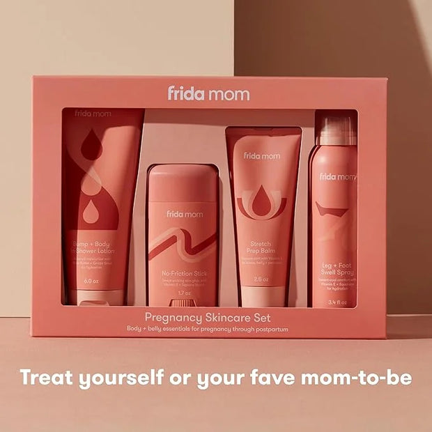 Frida Mom Pregnancy Skincare Set, Body Relief for Stretch Marks, Dry Skin, Swelling, & Chafing - 4pk Set - Product Image