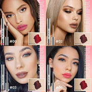 4 Pcs Matte Liquid Lip Stain Peel Off Lip Liner, Long Lasting Lip Tattoo, Waterproof & Transfer-Proof Lip Liner Peel Off L...