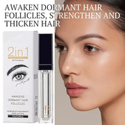 2-Pack 2 In 1 Lash Eyelash Growth Serum - Nourishing Formula for Curled, Dense & Resilient Lashes, Strengthening Treatment...