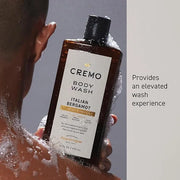 Cremo Body Wash Men, Notes of Italian Bergamot, Neroli Blossom, and Fresh Vetiver, Rich-Lathering Italian Bergamot, 16 Fl ...