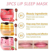 Bee Lip Balm Honey Pot, Strawberry