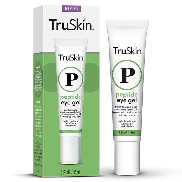 TruSkin Peptide Eye Gel – Improve Look of Dark Circles & Lines for Brighter-Looking Eye Area – Under Eye Care with Peptide...
