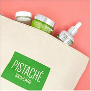 Pistaché Skincare Pistachio Oil Ultimate Face Trio Set + Eye Cream, Hyaluronic Acid Face Serum & Face Moisturizer + Hydrat...
