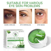 Aloe Veoe Eye Patches,Hydrogel Under Eye Masks for Dark Circles,Anti Wrinkle Treatment,Under Eye Gel Pads,Eye Mask for Puf...