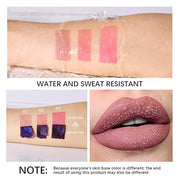3Pcs Peel-Off Lip Tint Set - Tattoo Lip Stain Kit in 3 Vibrant Colors, Long-Lasting Matte Finish, Moisturizing Peel-Off Li...