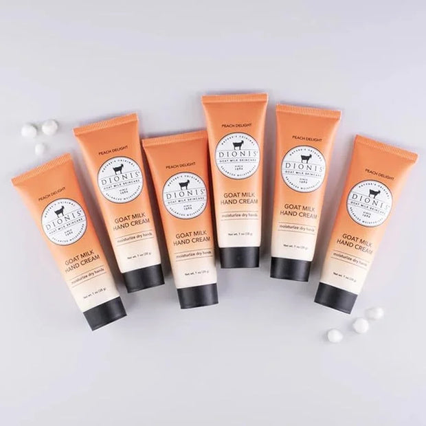 Dionis - Goat Milk Skincare Scented Hand Cream (1 oz) Set of 6, Moisturizing Lotion for Dry Skin, Good for Sensitive Skin,...