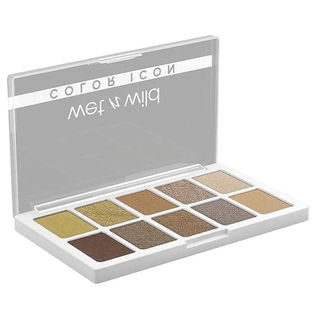 wet n wild Color Icon 10-Pan Eyeshadow Makeup Palette, Yellow Call Me Sunshine, Long Lasting, Shimmer, Metallic, Glittery,...