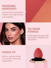 SHEGLAM Color Bloom Liquid Blush Makeup for Cheeks Matte Finish - Love Cake - Product Image
