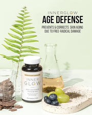 Inner Glow Age Defense Vitamins - Dermatologist and Plastic Surgeon Developed to Fight photoaging and Melasma, Polypodium ...