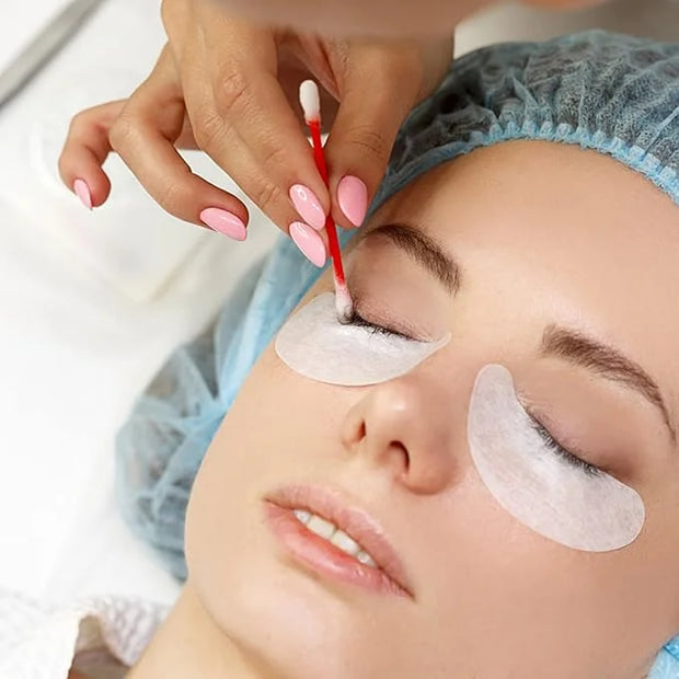 100 Pairs Under Eye Pads, Eyelash Extension Gel Patches Hydrogel Eyes Patches Lint Free Eye Pads for Eyelash Extension Sup...