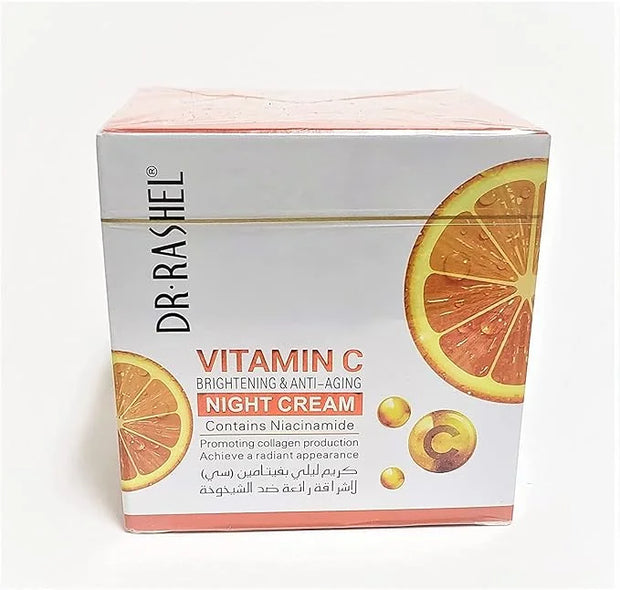 Dr Rashel Vitamin C Face Night Cream With Niacinamide and Collagen | Moisturizer | Anti-Aging | Lift & Firming Skin size 1...