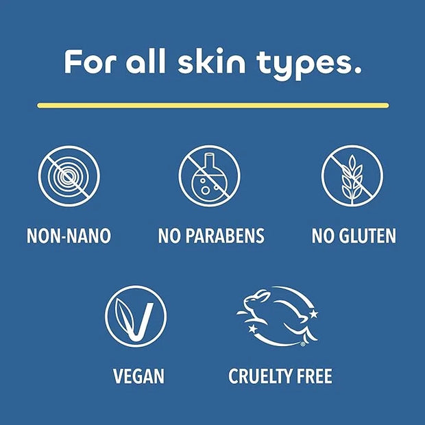 Seaweed Bath Co. Weightless Face Shield Mineral SPF 50 Zinc Oxide Suncreen Facial Serum, 1.7 Oz., Lightweight, Water Resis...