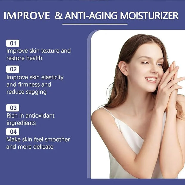 Collagen Face Moisturizer with Airless Pump - Collagen Botanical Stem Cells Cream for Skin with Retinol, Niacinamide, Hyal...