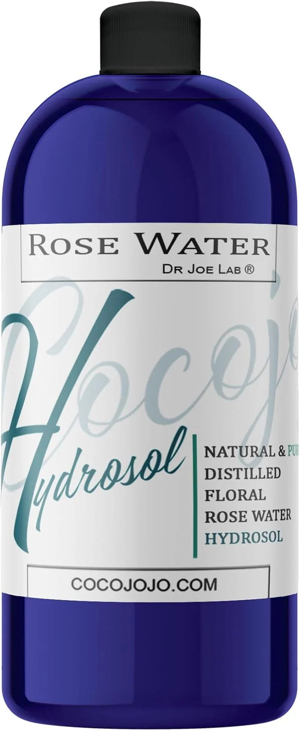 Rose Hydrosol Water Spray Toner 32 oz for Face Hydrating Mist Hydration Pure & Natural Rosewater Hydrosol All Skin Types F...