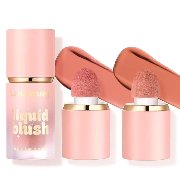 Jolilab Liquid Blush - High Pigment, Long - Lasting, Buildable Color for a Natural Glow（#3+4） - Product Image