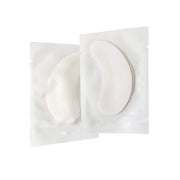 100 Pairs Set Under Eye Pads Disposable Eye Gel Patches for Eyelash Extensions Tool Kit, Pink Film - Product Image