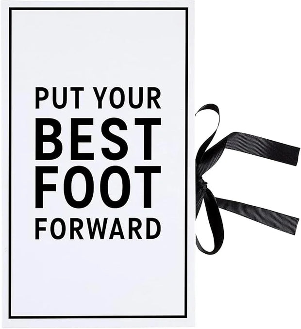 Santa Barbara Design Studio Body & Beauty Gift Set Pure Design Cardboard Book Gift Box, 2-Pieces, Best Foot Forward- Foot ...