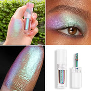 MAKI YIKA Glitter Liquid Eyeshadow Chameleon Metallic Eyeshadow MultiColor Shifting Long Lasting Multichrome Holographic E...