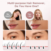 Facial Hair Remover for Women(Gen 3 Pro), Eyebrow Facial Trimmer, Luxury 2 in1 Hair Removal Device for Face, Lip, Nose, wi...