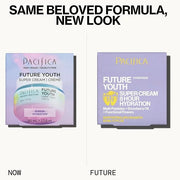 Pacifica Future Youth Super Cream – Daily Anti-Aging Moisturizer for All Skin Types, Lightweight Hydration with Advanced P...