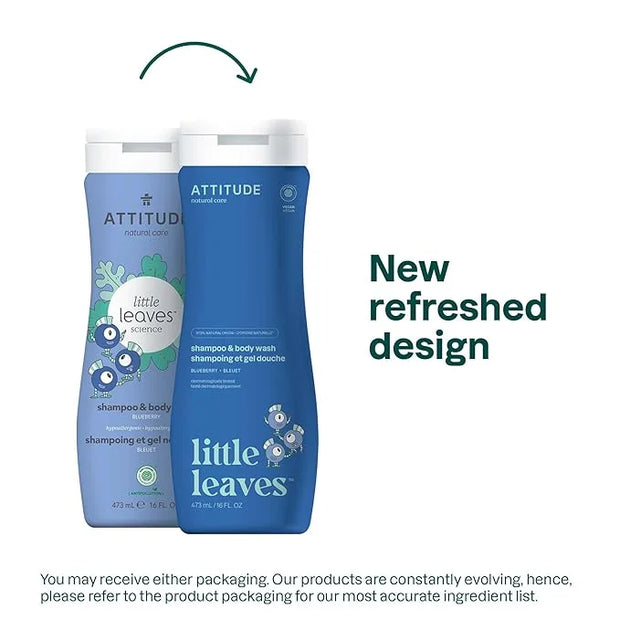 ATTITUDE Shampoo and Body Wash for Kids, EWG Verified Hair and Body Cleanser, Dermatologically Tested Soap, Plant and Mine...
