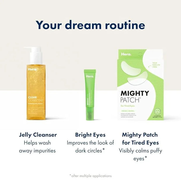 Hero Cosmetics Bright Eyes Illuminating Eye Cream - Reduces the Look of Dark Circles With Multiple Applications - Featurin...