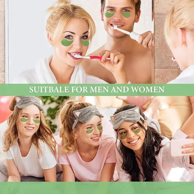Under Eye Patches, 30 Pairs Aloe Vera Eye Mask for Dark Circles, Puffy Eyes, Wrinkles,Skincare for Women & Men - Product I...