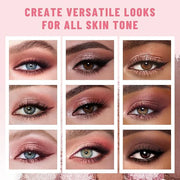6 Colors Mini Naked Eyeshadow Makeup Palette Blush-colored Neutral Tone Eye Shadow Matte & Shimmer Nude Make Up Pallet wit...