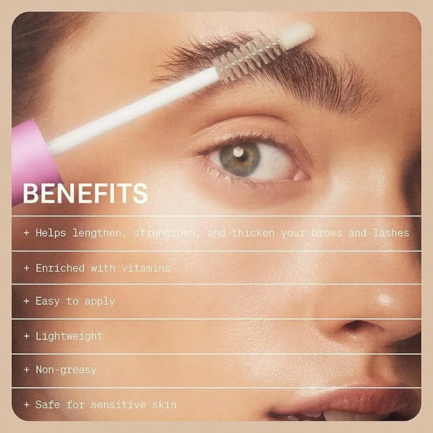 The Skinny Confidential Brow Peptide Serum for Eyebrow & Eyelash Growth - Lengthen, Strengthen & Thicken Brows & Lashes fo...