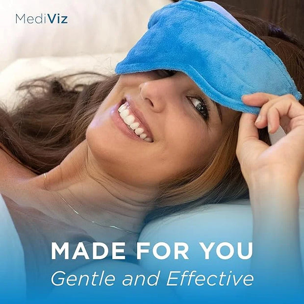 Warm Compress Eye Mask - Moist Heat Compress for Irritated Eyes and Eyelid Lumps and Bumps - Product Image