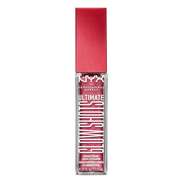 NYX PROFESSIONAL MAKEUP Ultimate Glow Shots, Liquid Eyeshadow, Long-Lasting Shimmer Eye Shadow with Vitamin C - Raspberry ...