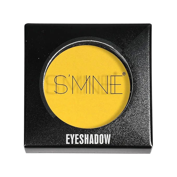 IS'MINE Single Eyeshadow Powder Palette High Pigmented Vegan Yellow Matte Eye shadow Makeup Singles (#11) - Product Image