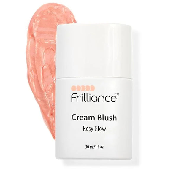 Frilliance Hydrating Cream Blush, Sheer Rosy Glow Tint, Cruelty Free Hypoallergenic for Teens of All Skin Types, 30 ml / 1...