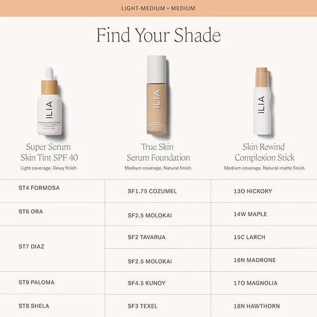 ILIA - Skin Rewind Complexion Stick - Foundation + Concealer + Skincare | Non-Toxic, Vegan, Cruelty-Free, Clean Makeup (17...