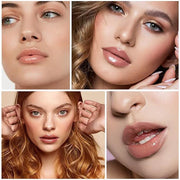 CAHIUYOA Plumping Moisturizing Lip Gloss Lipgloss,Nude Lip Gloss Lip Stain Long Lasting Waterproof,Shine Glossy Liquid Lip...