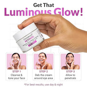 DERMATOUCH Retinol Eye Cream, 1.75 oz - Hyaluronic Acid, Peptides & Vitamins - Made in America - Product Image
