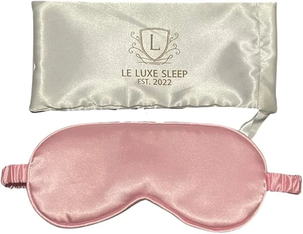 Le Luxe Silk Sleep Mask (Luxury Silk Sleep Mask, Made with 100% Real Natural Pure Silk Eye - Eye Cover - Eye Mask - Anti A...